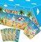 4 Pack Beach Theme Party Tablecloth Aloha Luau Hawaiian Birthday Table Cloth